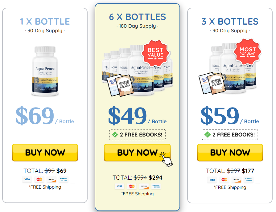 AquaPeace Pricing