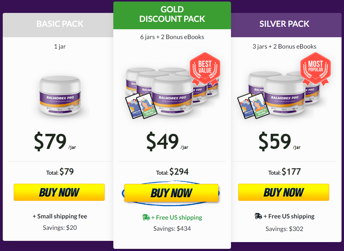 Balmorex Pro Pricing