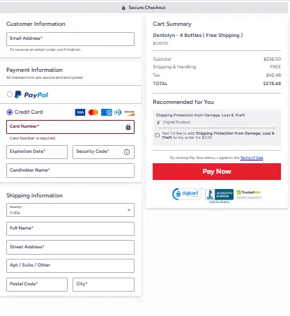 Dentolyn Pricing