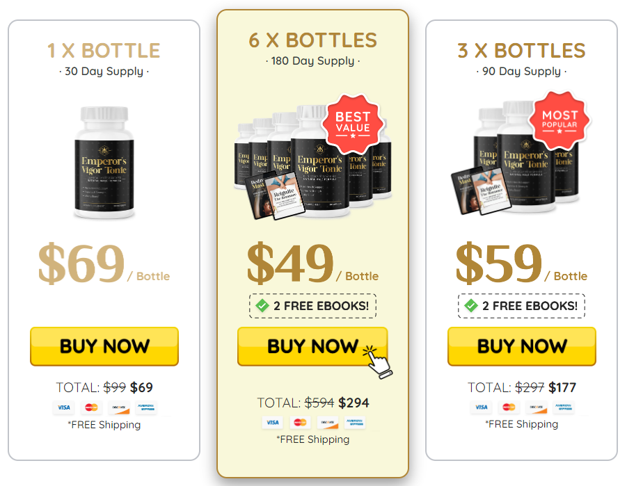 Emperor's Vigor Tonic Pricing
