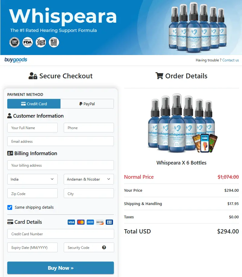 Whispeara Mw Pricing
